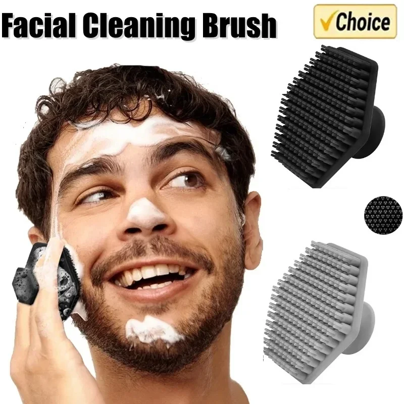 Bild von Natürliche Gesichtsreinigungsbürste aus Silikon – Tiefenreinigung, Peeling & Massage für Gesicht und Bart, Unisex, Miniatur-Design