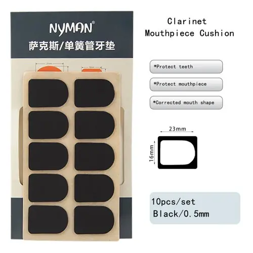 Image de Coussinets Silicone pour Saxophone & Clarinette - Protection Dentaire