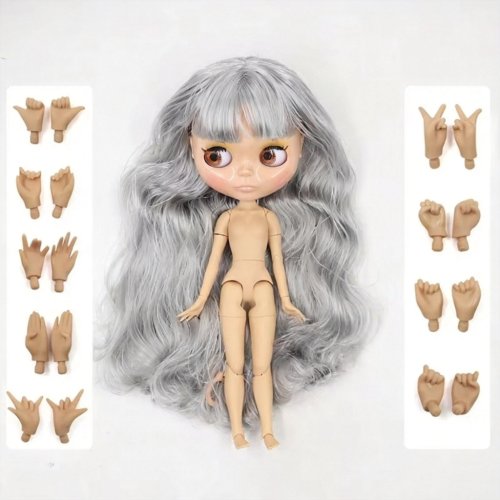 Zdjęcie ICY DBS Blyth Doll 19 stawów ciało 30CM lalka matowa/błyszcząca twarz lalka z dodatkowymi rękami DIY zabawka dla dziewczynek