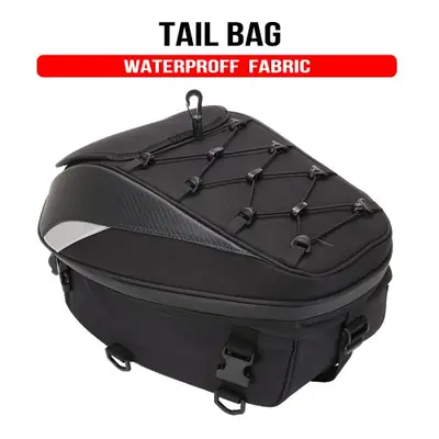Image de Sac Arrière de Moto Étanche Haute Capacité