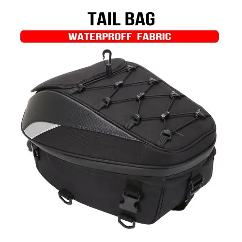 Image de Sac Arrière de Moto Étanche Haute Capacité