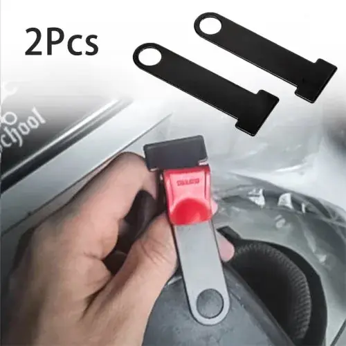 Image de Boucle de Verrouillage Anti-Vol pour Casque Moto - Fixation Rapide et Sécurisée
