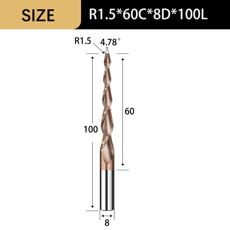 R1.5x60Cx8Dx100L