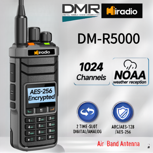 Immagine di Walkie Talkie Digitale IRadio R5000 - DMR Dual Mode con 1024 Canali