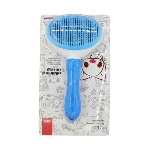 Blauw met verpakking