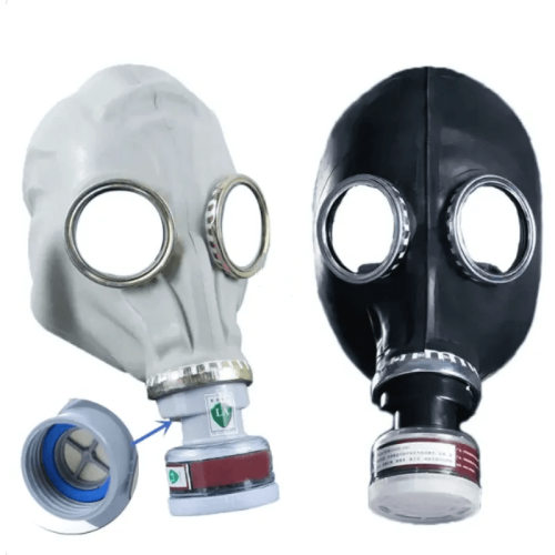 Imagen de Máscara de Protección Facial Completa con Filtro de Carbón Activado para Trabajos Industriales y Pintura