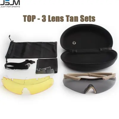 Image de Lunettes Tactiques HD - Protection Ultra-Résistante pour Airsoft, Moto & Randonnée