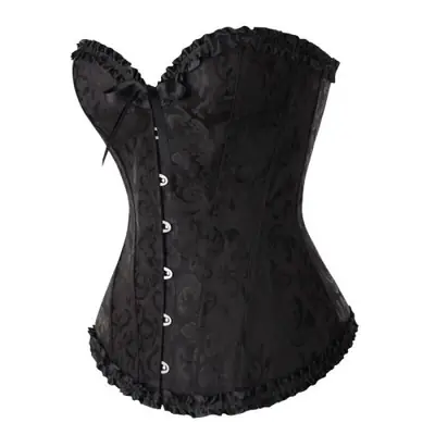 Image de Corset Dentelle Florale Vintage - Élégance & Séduction
