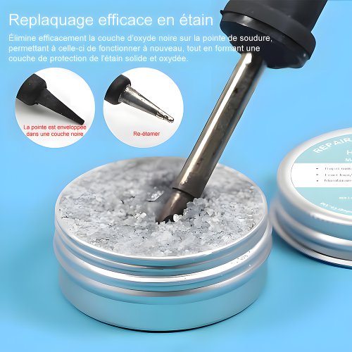 Image of Natural Soldering Iron Tip Refresher Kit – Non-Stick Tin Oxide Activator for Clean, Long-Lasting Solder Joints