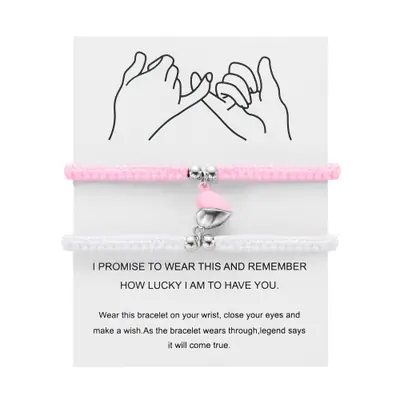 Image de Bracelet Cœur Magnétique - Couple Amoureux
