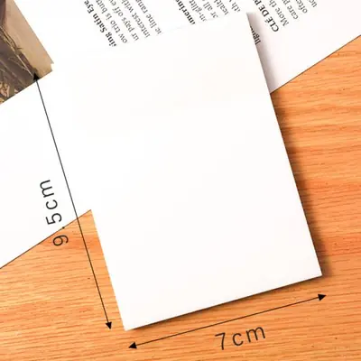 Image de Bloc-notes Adhésifs Transparent & Imperméable - 50 Feuilles
