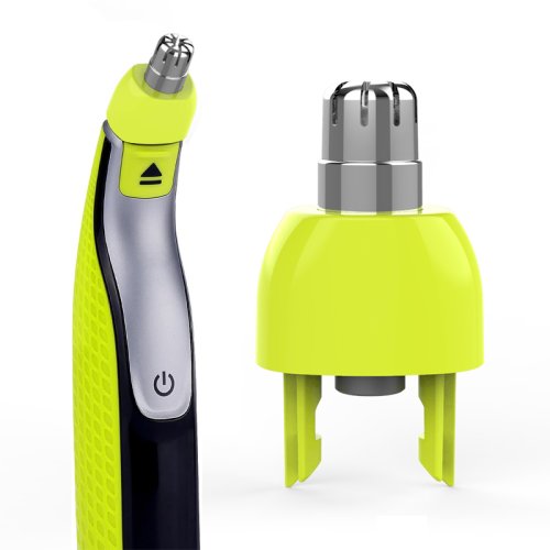 Imagen de Cabezales de Repuesto Originales para Recortador de Pelo de Nariz Compatible con Modelos QP2520, QP2630, QP6510, QP6520, QP6530 - Afeitadora Eléctrica Híbrida