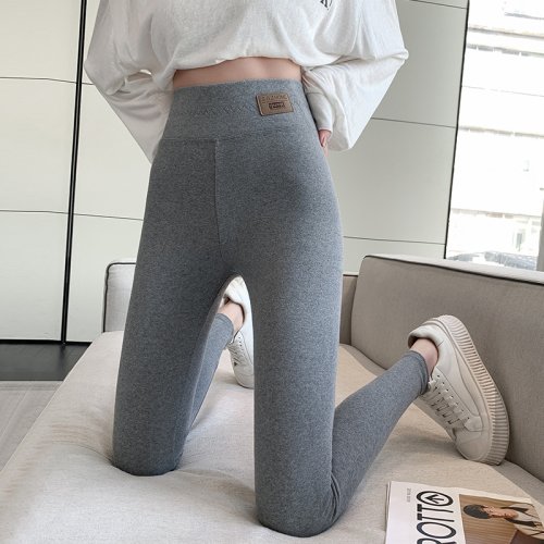 Image de Pantalon Slim Gris Taille Haute - Confort & Style