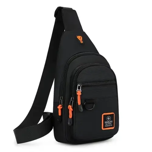 Image de Sac Bandoulière Homme Anti-Vol avec Port USB - Multifonction & Sécurisé