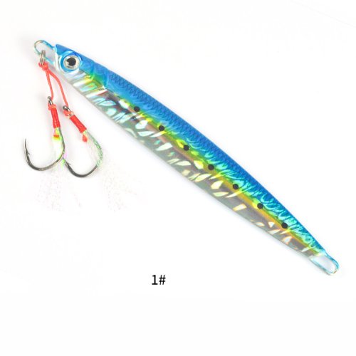 Imagen de Señuelos Wobbler 3D de Metal para Pesca en Mar - 60g a 200g