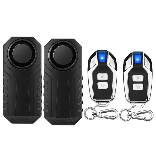 2 sets zwart alarm