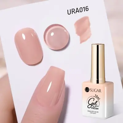 Image de Vernis Gel UV Translucide Semi-Permanent - Effet Blanc Laiteux