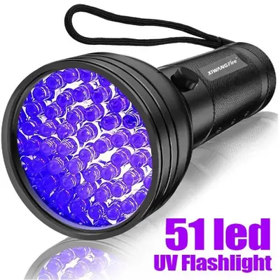 Image de Torche UV Puissante 395nm - Détecteur de Contrefaçon & Urine Animale