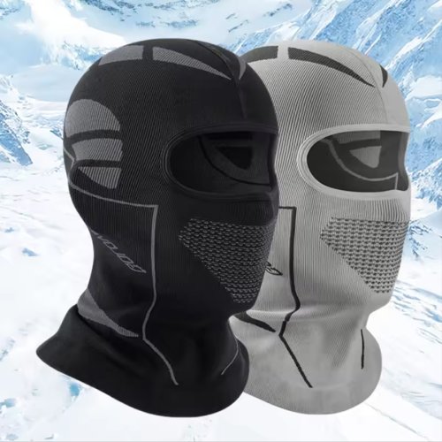 Image of Unisex Thermal Winter Balaclava Full Face Mask with Neck Cover – Cold-Proof Ski Hat, Helmet Liner, Cycling & Hunting Headwear for Men and Women
