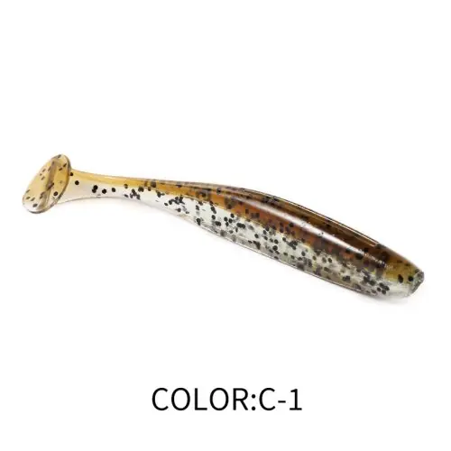 Image de Leurre Souple Shad Double Couleur - Pêche Ultra Réaliste