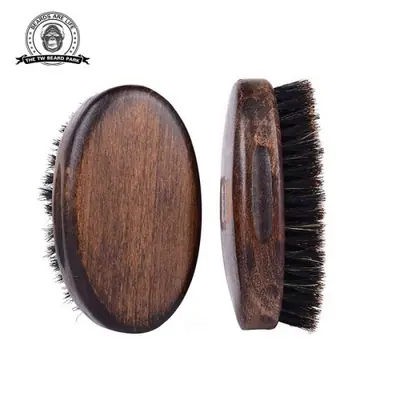 Image de Brosse à Barbe en Poils de Sanglier - Compacte & Douce