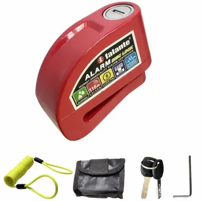 Image de Serrure Anti-Vol Moto avec Alarme et Verrouillage Rapide