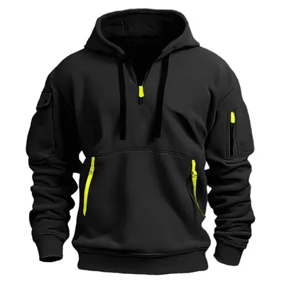 Image de Sweat à Capuche Polaire Multipoche - Grande Taille Unisexe