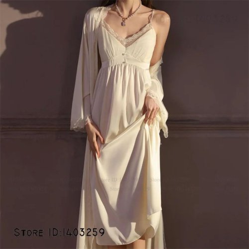 Beige jurk set D