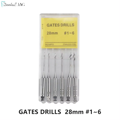 Afbeelding van 6 Stks/doos Tandheelkundige Motor Gebruiken Endodontische Poorten Boor Peeso Reamers Glijden Roteren...