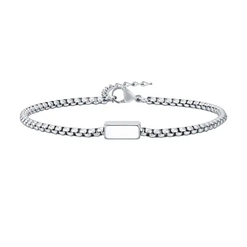 Image de Bracelet Homme Personnalisé - Gravure Nom de Famille