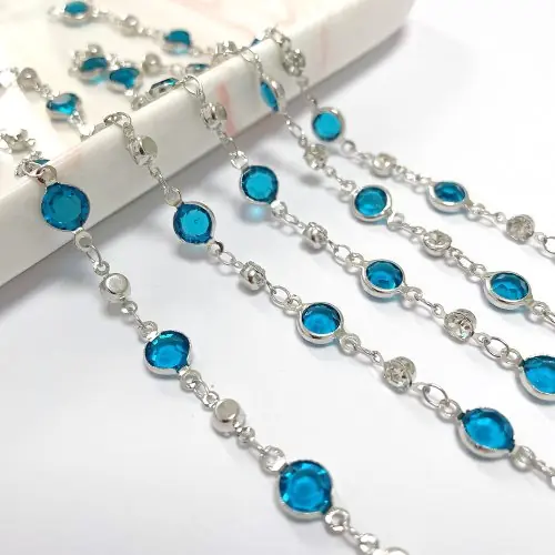 Rhodium-paon bleu