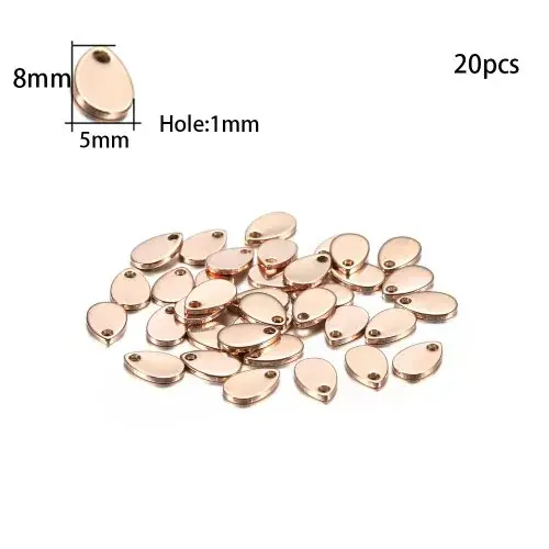 Rose goutte 5x8mm