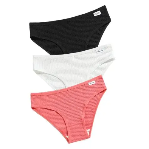 Image de Ensemble Culottes Femme en Coton Doux - 3 Pièces