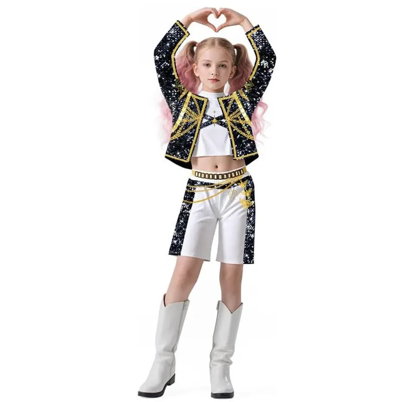 Image de Costume Cosplay Huntrix Rumi Zoey Mira - Kpop & Chasseur de Démons