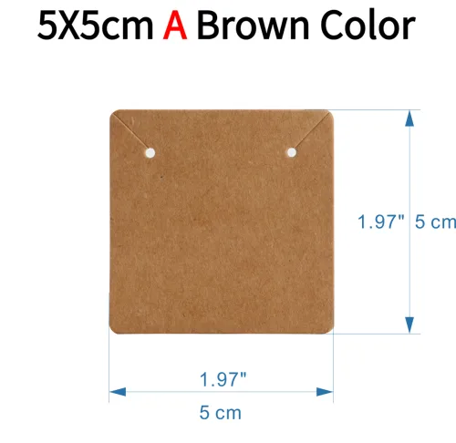 5x5cm A typ brązowy
