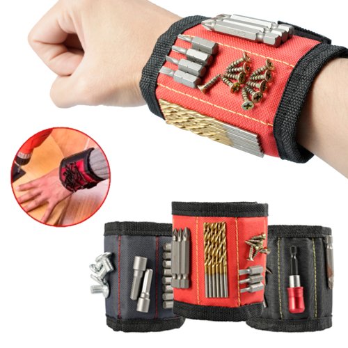 Image de Bracelet Magnétique pour Outils - Tenue Sûre & Pratique