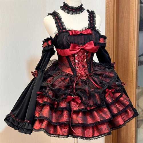 Bild von Y2K Gothic Lolita Jumper Dress – Harajuku Stil für Frauen