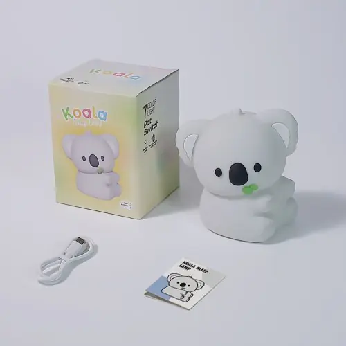 Image de Veilleuse Pêche LED Rechargeable - Lumière Douce pour Enfants
