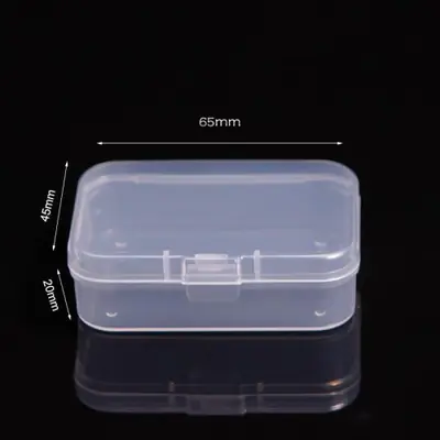 Image de Boîte de Rangement Transparente avec Grilles - Organisez Tout en Style