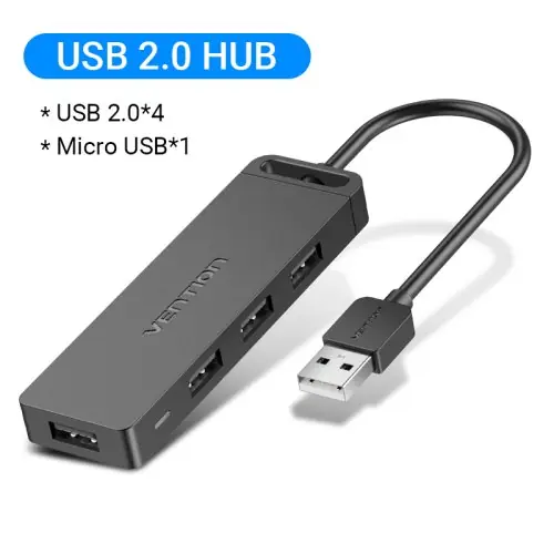 Image de Hub USB-C 4 Ports - Charge & Connectivité Ultra-Rapide