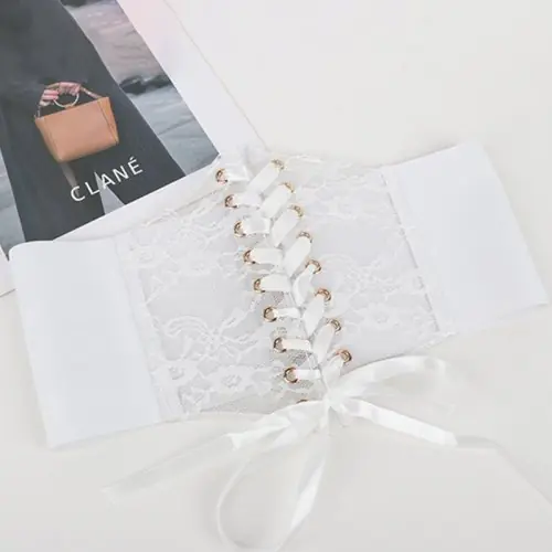 Image de Ceinture Corset à Lacets - Style Rétro Féminin