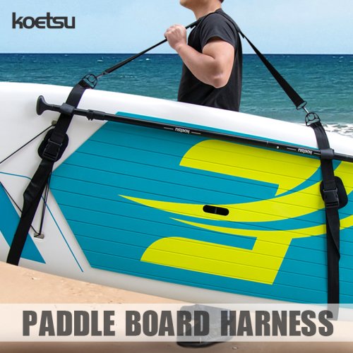 Imagen de KOETSU Correa de hombro ajustable para tabla de remo SUP - Cómoda cinturón de transporte para tabla de surf - Accesorio de transporte ideal