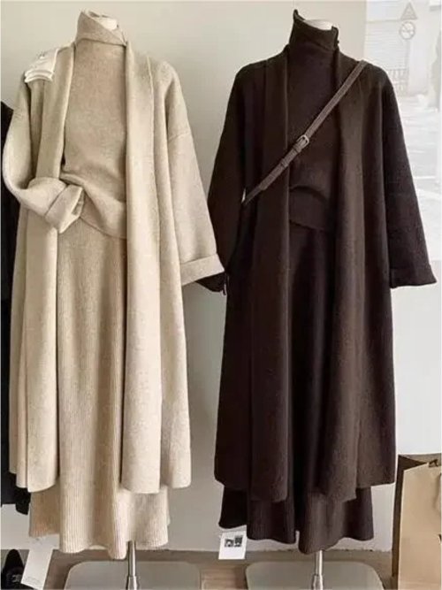 Imagen de Elegante Conjunto de 3 Piezas para Mujer Musulmana