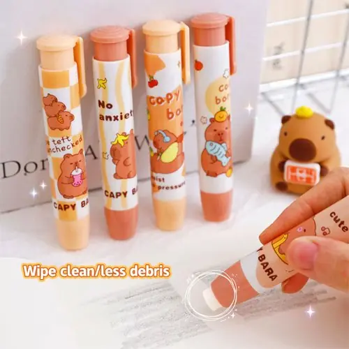 Image de Gomme Kawaii Capybara - Mignon & Pratique