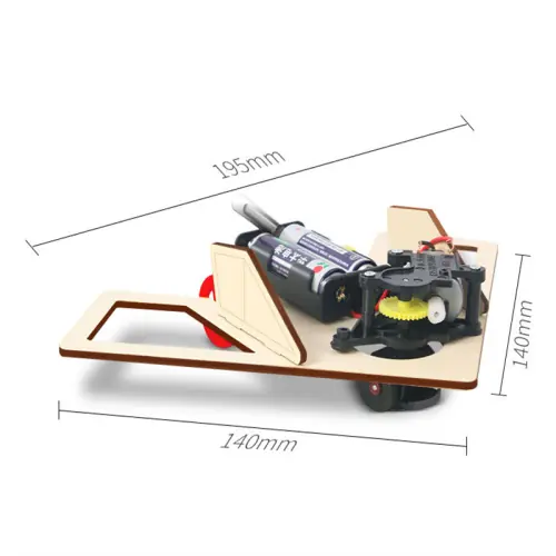 Image de Robot Voiture Évitant les Obstacles - Kit Bricolage Scientifique