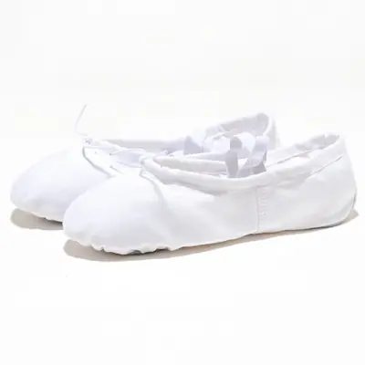 Image de Pantoufles de Danse Souples - Noir & Blanc