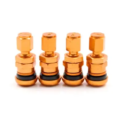 Image de Kit Tige de Valve Pneu 4 Pièces avec Capuchon Anti-Poussière