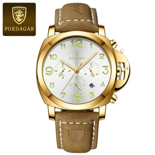 Image de Montre Homme Militaire Luxe Étanche Chronographe