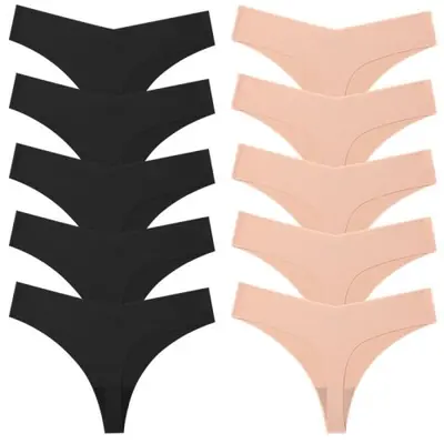 Image de Ensemble de 10 Culottes Sans Couture pour Femmes - Confort & Style
