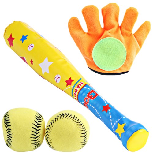 Imagen de Kit de Béisbol para Niños con Palo, Guante y Pelotas - Juego Completo para Deportes al Aire Libre
